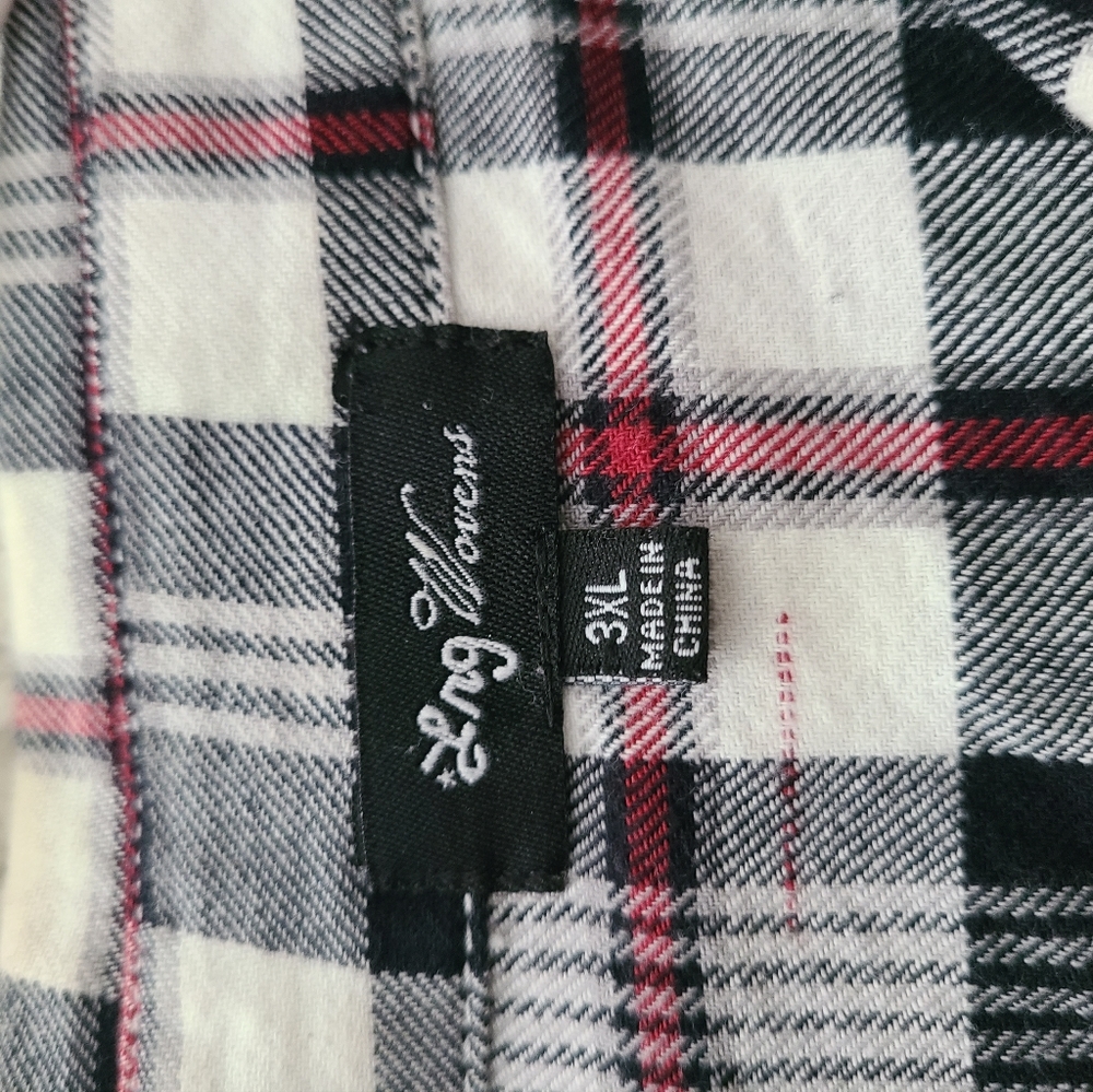 LRG plaid 3x button up